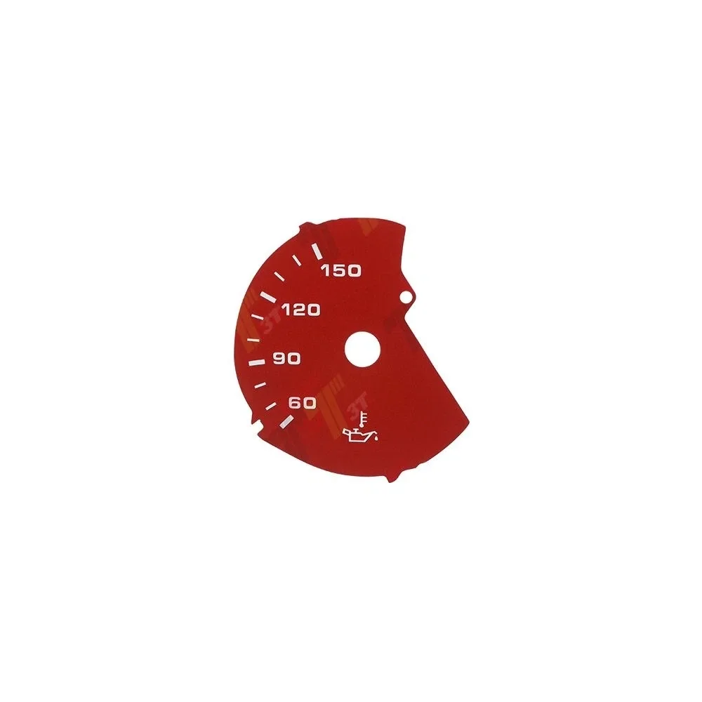 8000 U/min 330 km/h Tacho-Zifferblatt-Overlay für Porsche 911 997 Carrera Instrumentencluster Rot Weiß Gelb – Detail 6