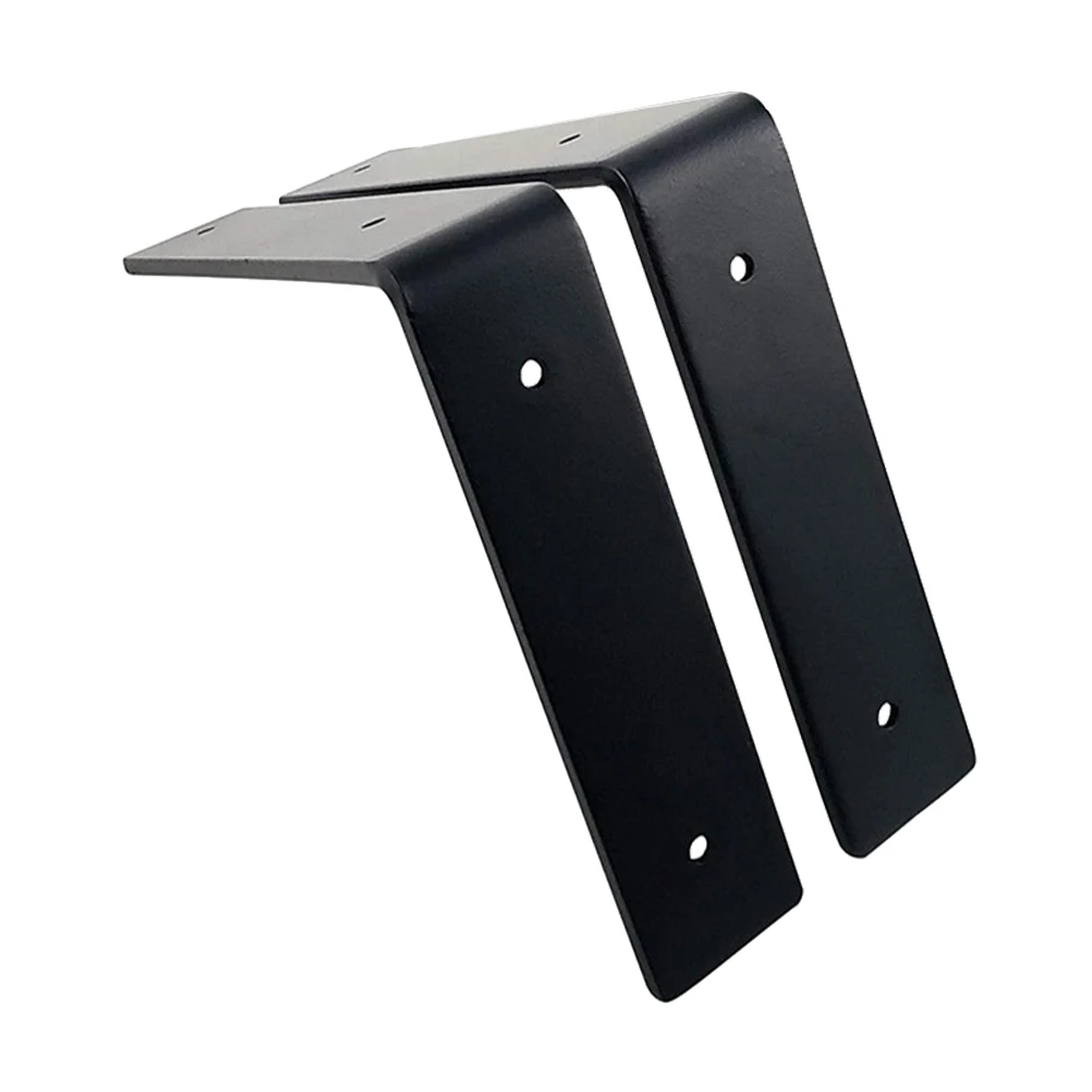 

2 Pieces Thickened Stainless Steel Triangle Bracket Shelf Holder 125x45 Heavy Duty Wall Support For Bookshelf Bathroom Garage