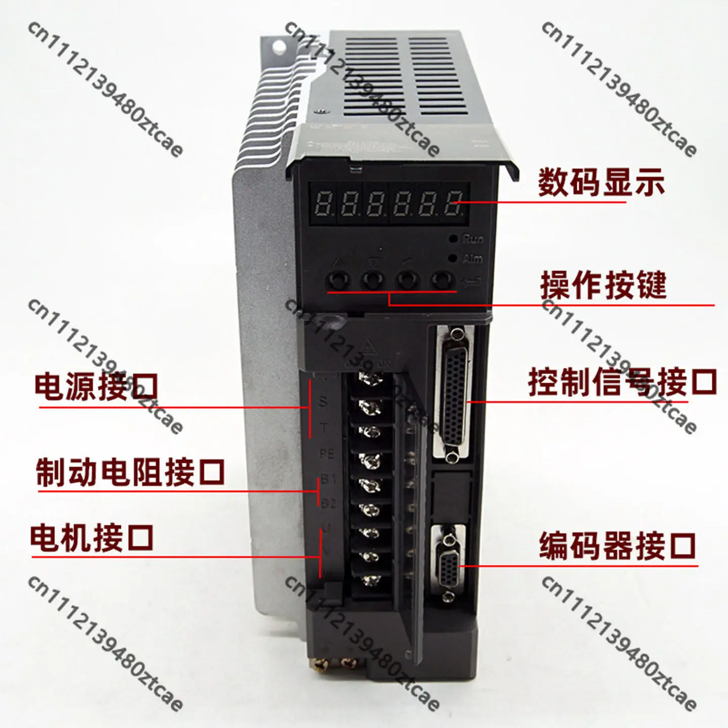 60/80/110/130 Flange Optical Incremental AC Servo Kit 750W 1.8KW 2.6KW High Precision Servo Motor & Driver