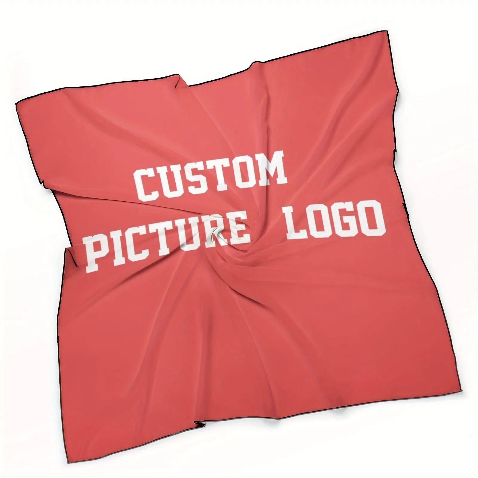 Customized silk scarf - Personalized ladies' square scarf. Photos and patterns - Birthday gift - Anniversary gift - Holiday gift