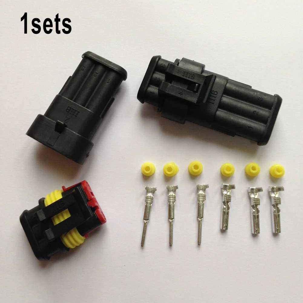 Waterdichte Connector Plug Connectoren 12a 600V Accessoires Auto Auto Boot Kit Krimpinstallatie Nuttig