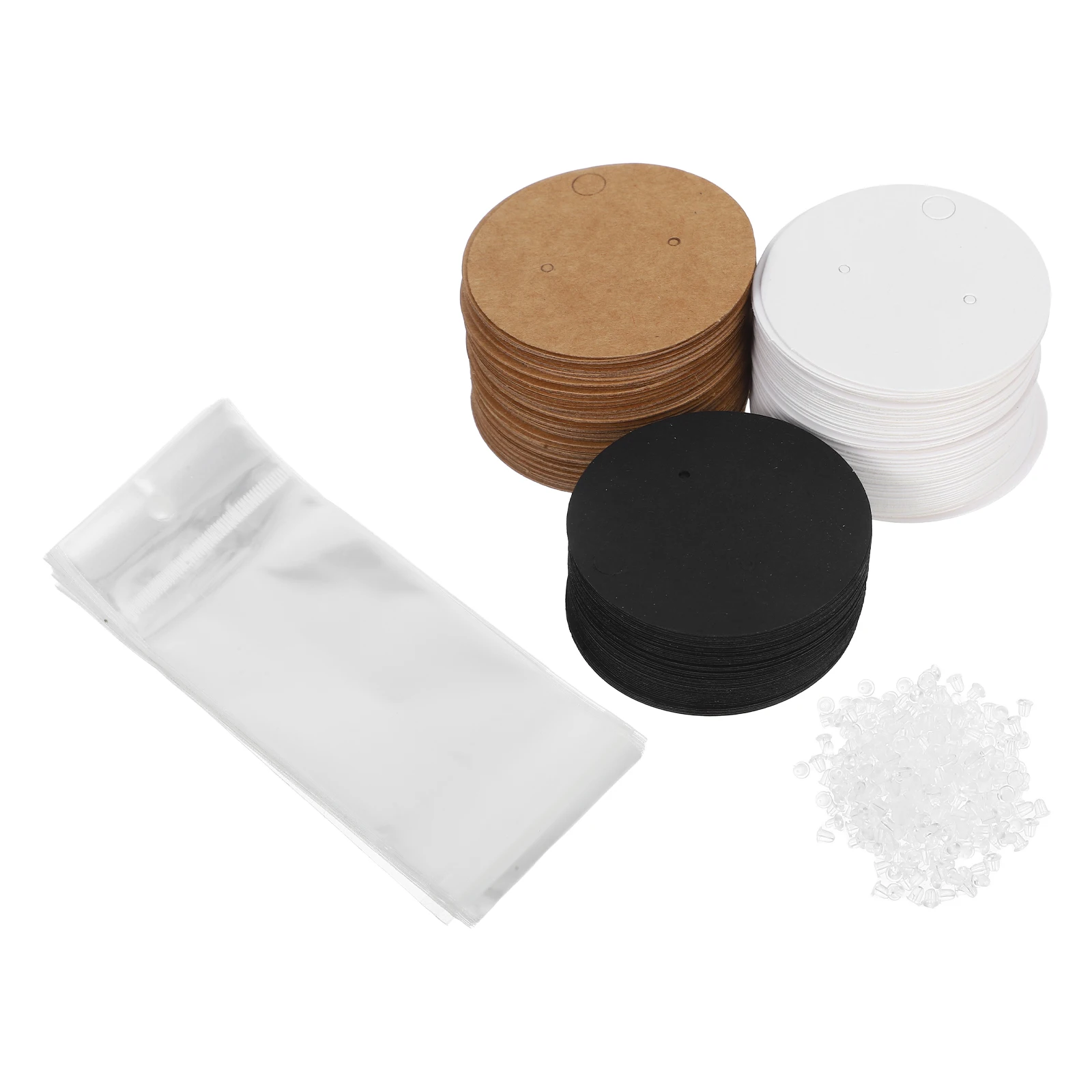 

Earring Packaging Display Card Paper Jewelry Box Supplies Gifts Elegant Simple Design Necklace Card Holder Two Hole Pendant