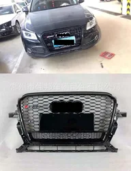 For 13-17 Audi Q5 Modified RSQ5 with Grille Four-wheel Drive Honeycomb Grille Ghostly Face Q5 Front Bumper Grille