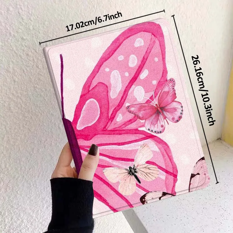 حافظة فنية على شكل فراشة لهاتف هواوي ميديا باد ميت باد M5 M6 11 12 X SE T10 T10s 2 C5e T5 Pro Lite Air 11.5 بوصة تابلت #4