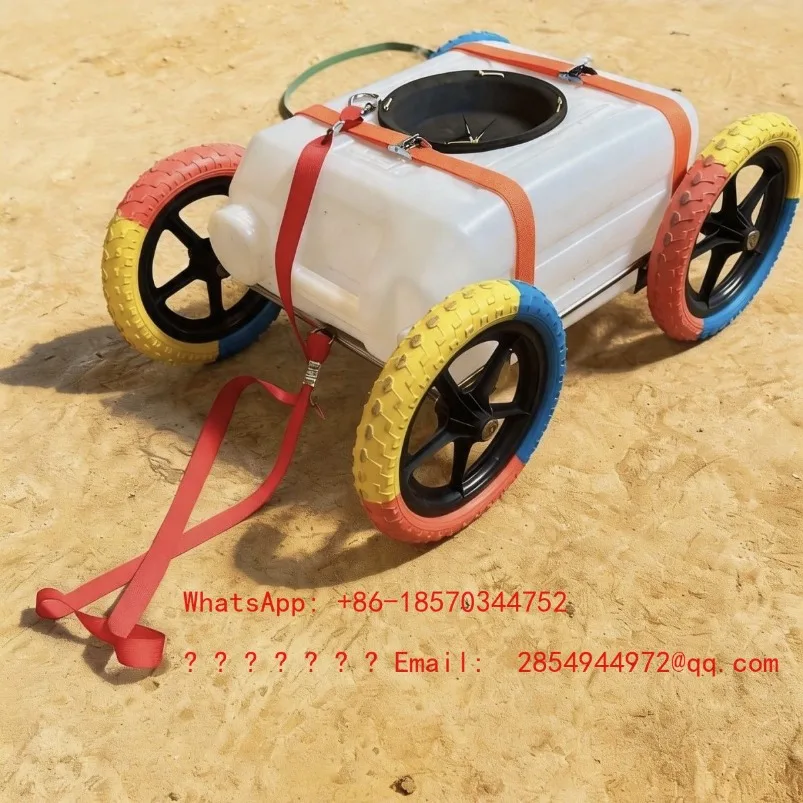 Catch The Sea Hand-pulled Car To Dig Clams, and The Storage Car Will Be Shipped in Stock Quickly.