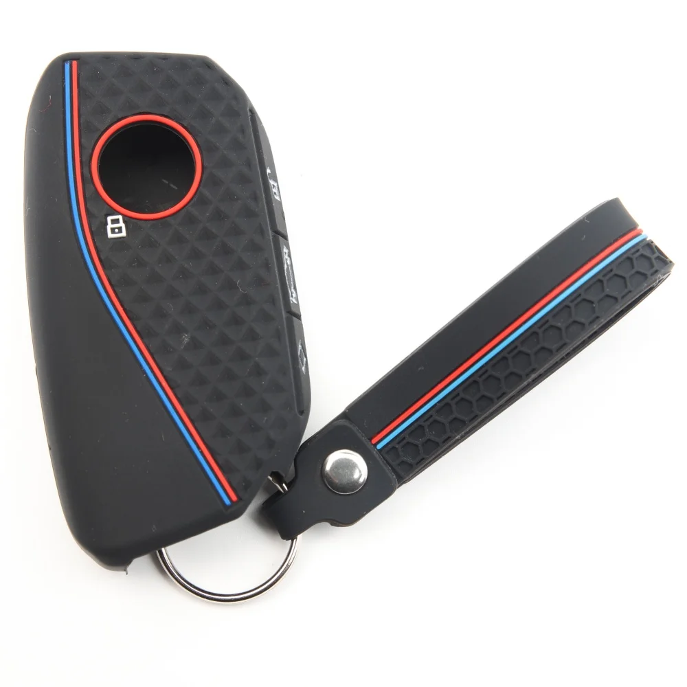 Silicone Car Key Case Cover Protect Shell Fob For BMW I7 X7 G07 LCI IX I20 X1 U11 7 Series G70 G09 XM U06 G81 M3 Key Accessories