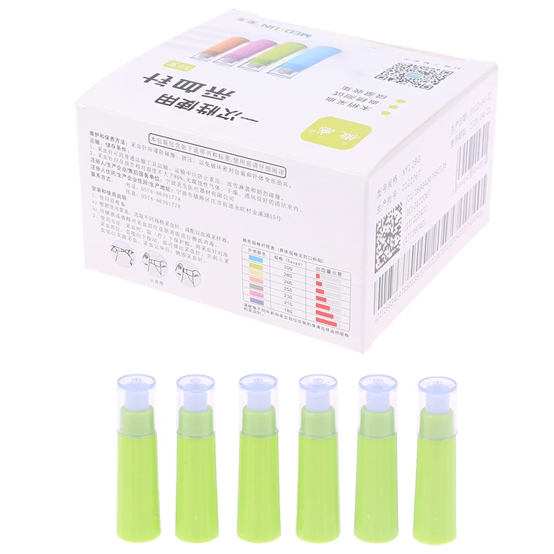 50pcs 28G Micro-Sensing Disposable Blood Collection Lancet Needle Peripheral Blood Collection Needle With Swab