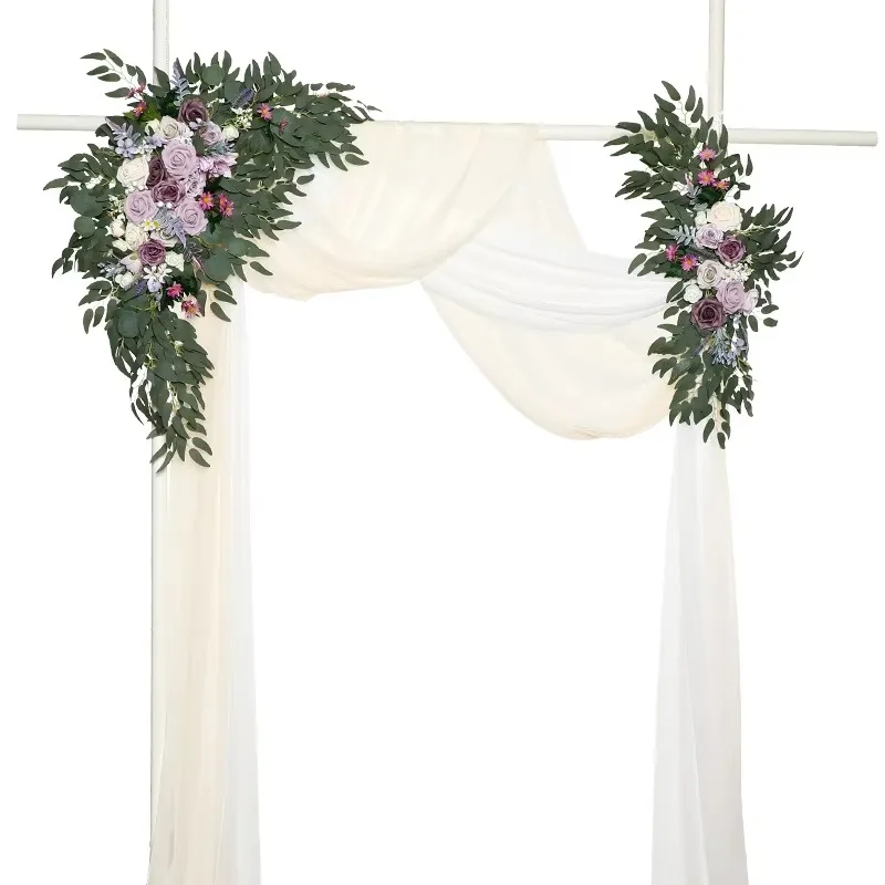 

Floral ornament wedding simulation flower arched flower arrangement exquisite bridesmaid silk arched bracket frame