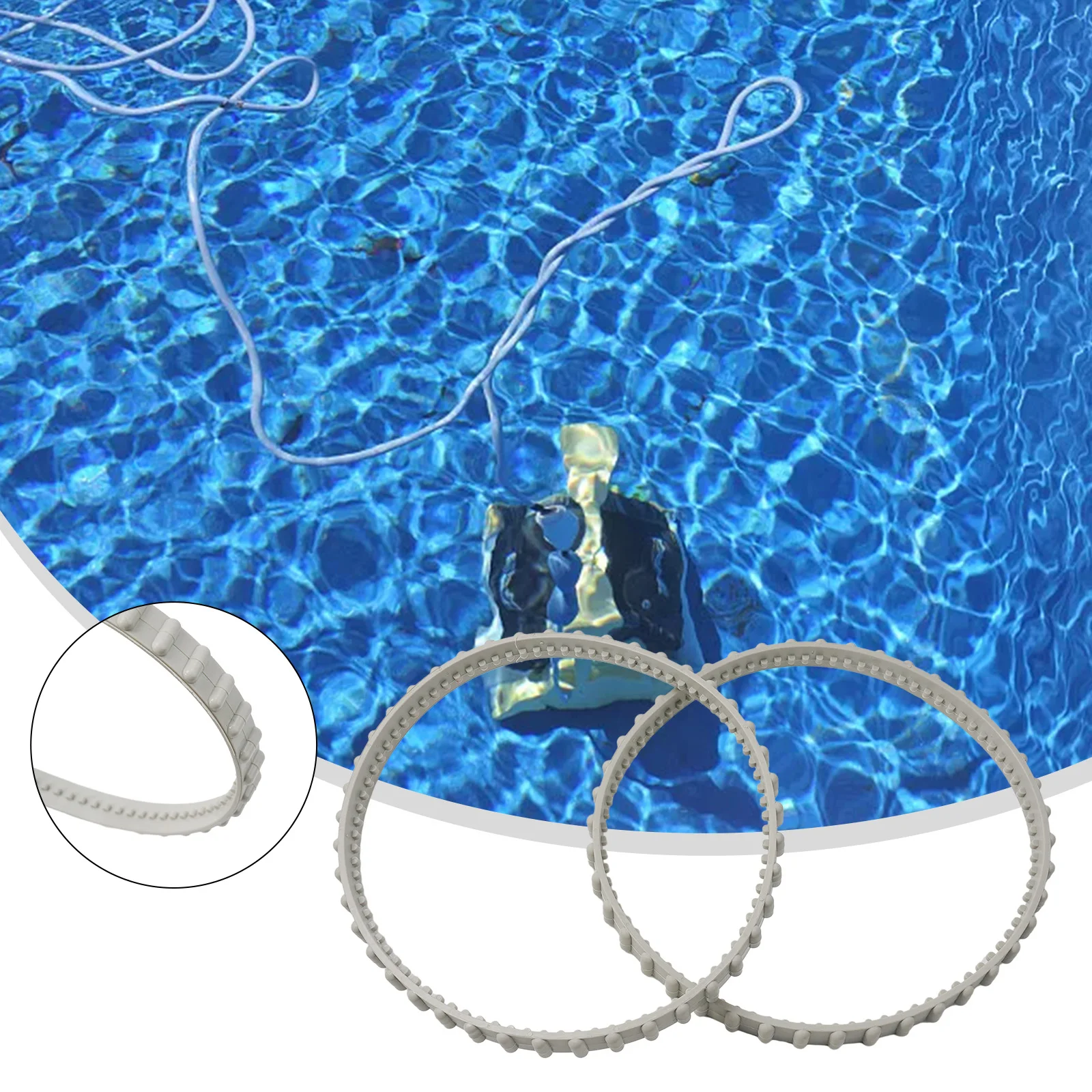 Drive Belt Replacement Part RCX23002 For For Hayward For Tiger For Shark Plus QC Pool Cleaner Vacuum Rubber Track Accessories Sw