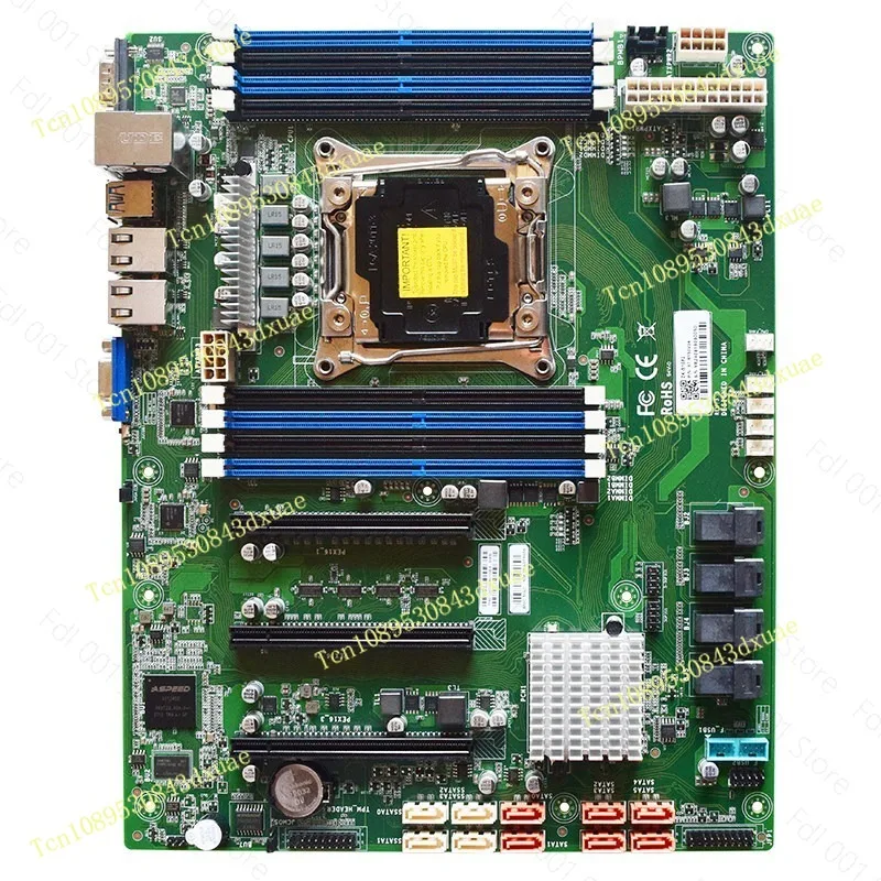 New X99 Single-channel Server Main Board Replaces Supermicro X10 Single-channel 4 U.2 Nvme