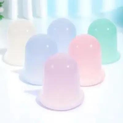 

6pcs Silicone Cupping Cups Body Massager Tool Suction Device for Home Use Easy Facial Major Practical