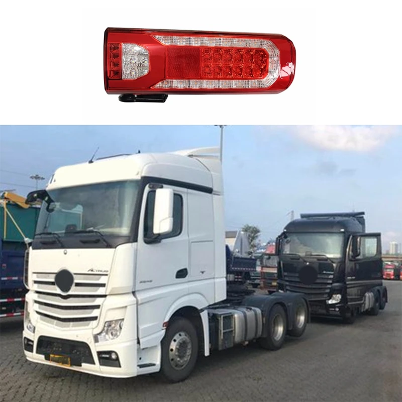 Truck Combination Tail Light For Mercedes-Benz ACTROS Rear Tail Light Streaming Version Turn Signal