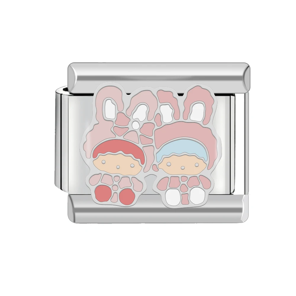 Italian Charm Stainless Steel Bracelet 9mm Diy Y2k Mix Series