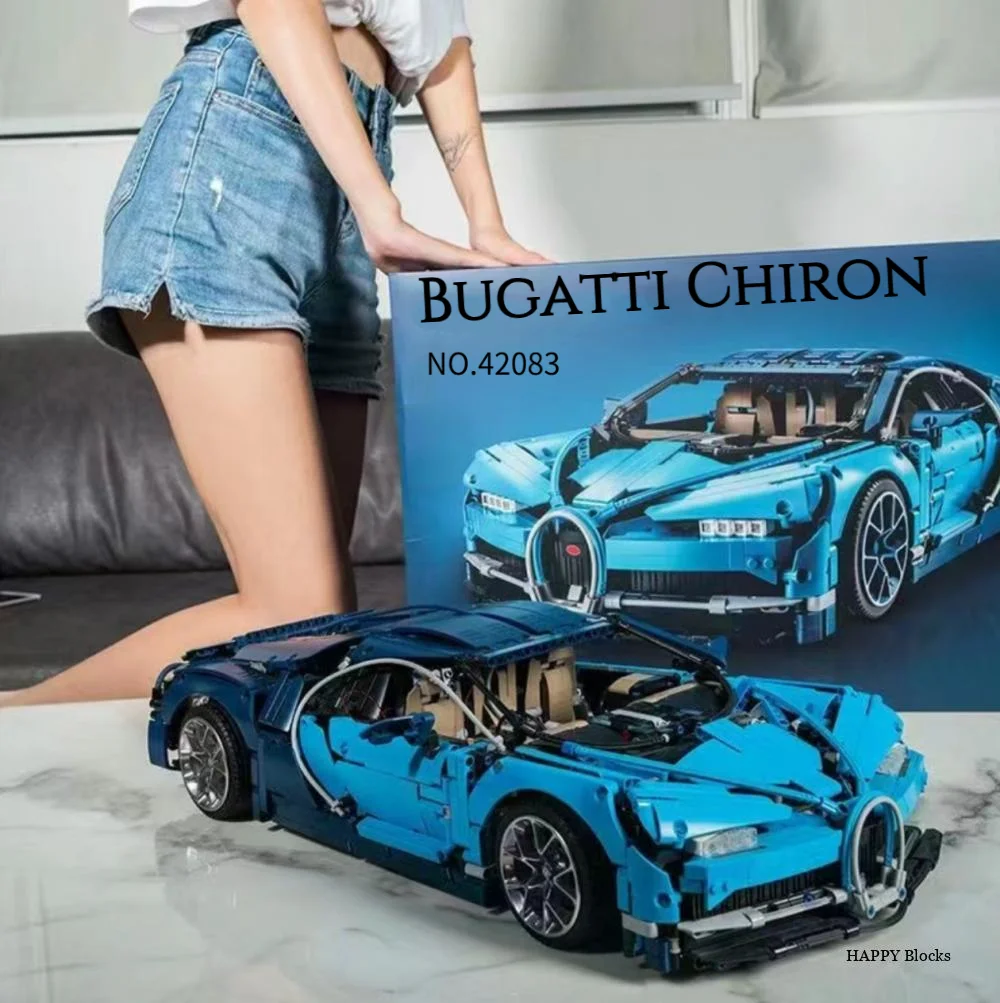 

Супергоночный автомобиль, высокотехнологичная модель Buga 1:8, строительные блоки, 42083 деталей, детские игрушки для детей, взрослые, рождественские подарки на день рождения