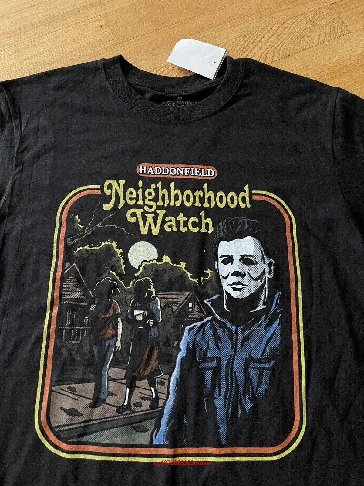 RARE Michael Myers NEIGHBORHOOD WATCH 80s T Shirt MEDIUM NEW NWT long or short sleeves