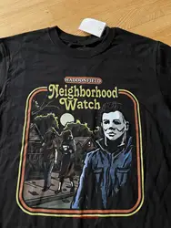 Michael myers-女性用腕時計,80年代のTシャツ,ロングまたはショートスリーブ,新しいnwt