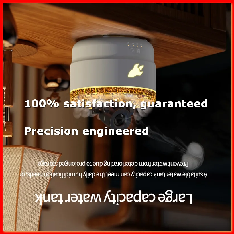 Simulated Fire Essential Oil Diffuser Aromatherapy Air Humidifier Small Fragrance Aroma Humidifier Diffuser,A-A13G