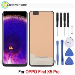 6.70-inch TFT LCD Screen For OPPO Find X5 Pro Phone Display with Digitizer Full Assembly Replacement Part