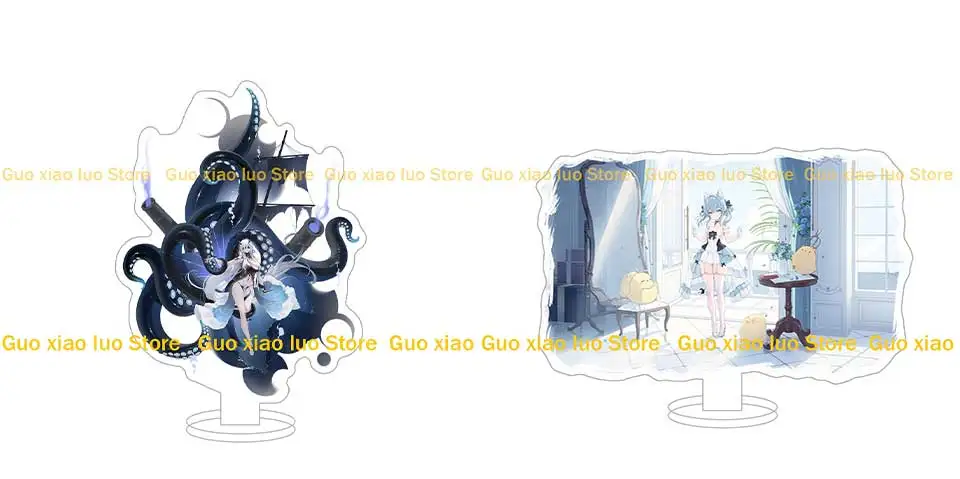 Guo Xiao Luo Store Azur Lane Offizieller 2024 neuer Charakter Skins Janus Manchester Albion Acrylständer Schreibtisch Ornament Anime Geschenk – Detail 5