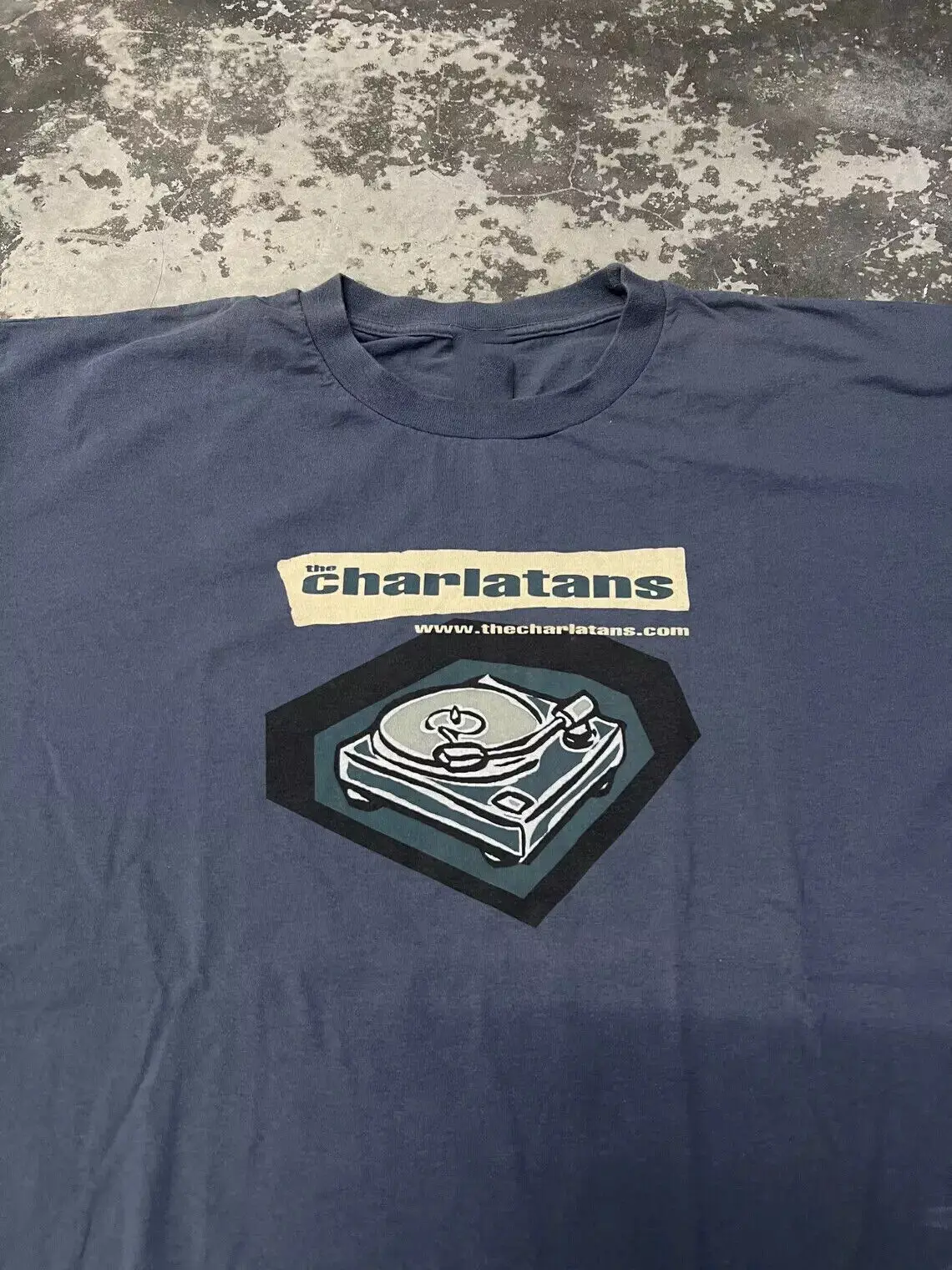 Die charlataner britpop band kurzarm t shirt in voller größe S-5XL