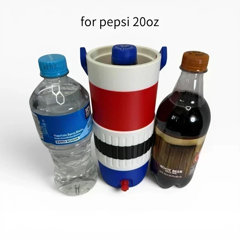 Viral Can Cooler Cup Holder 12-23.7oz Multi-Color Beverage Can Insulator with Handle for Summer Beach Picnic Travel