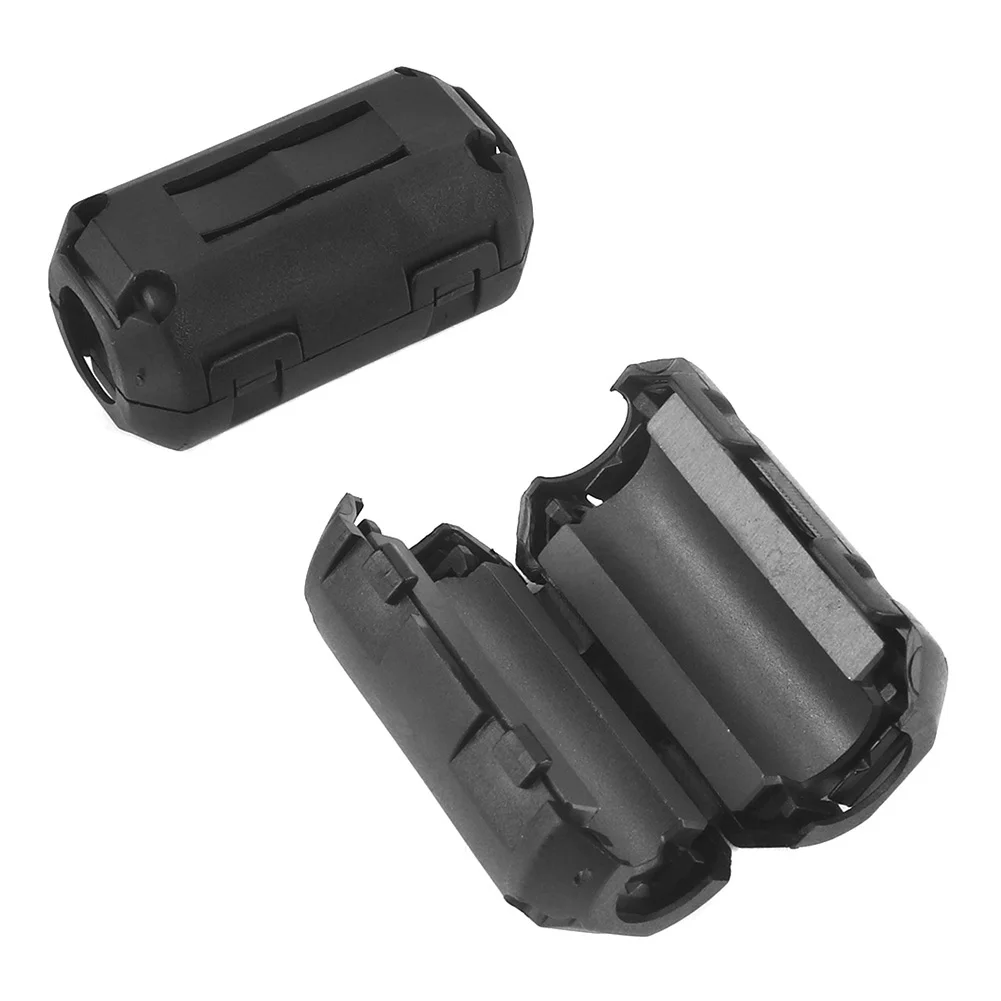 10Pcs 5mm Noise  Suppressor Anti-Interference Ferrite Core Ring Clamp Kit High Efficiency for USB Audio Video Power Cord