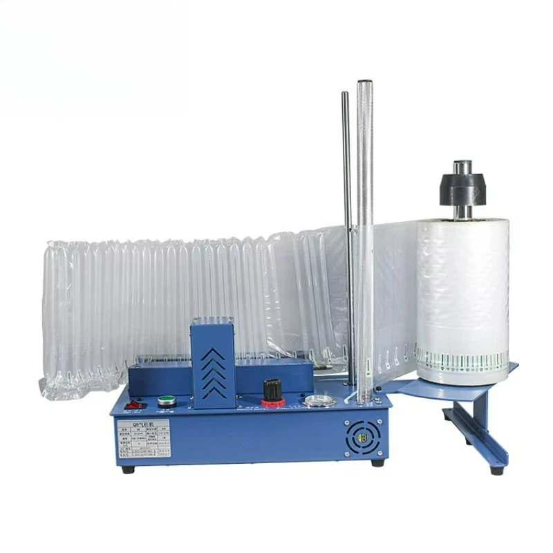 آلة تعبئة لفائف أكياس عمود الهواء عالية السرعة وفعالة من حيث التكلفة آلة نفخ لفة عمود الهواء بسهولة