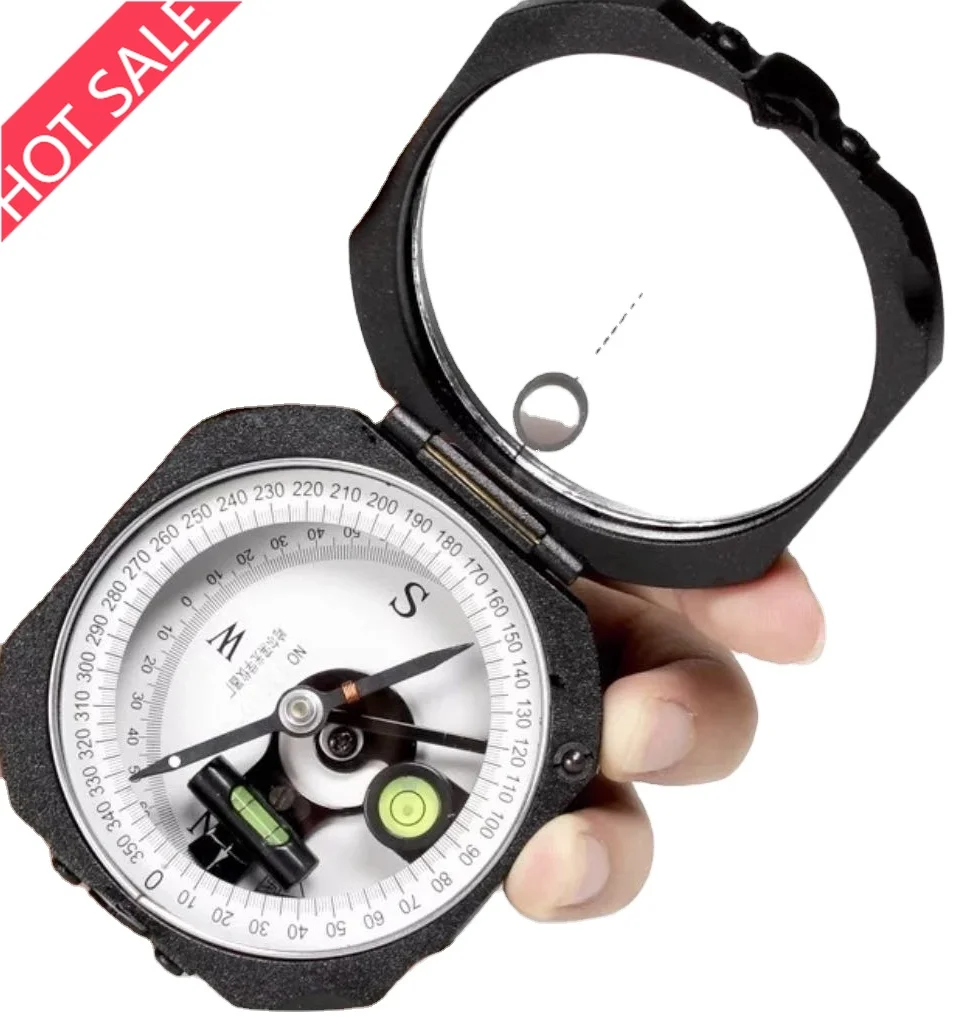 Geological Compass,DQL-11,Magnesium Aluminum Alloy,Pointer With Luminous Display,0°~360°,0.5°Precision,Handheld for Surveying