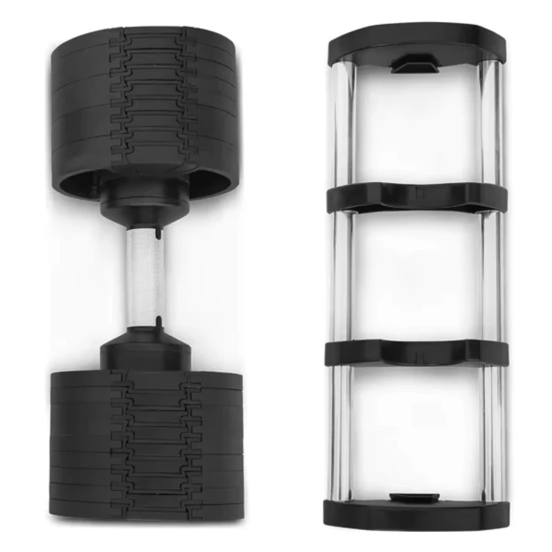 Adjustable Dumbbell Weight Fitness Equipment with Anti-Slip Metal Handle Quick Change