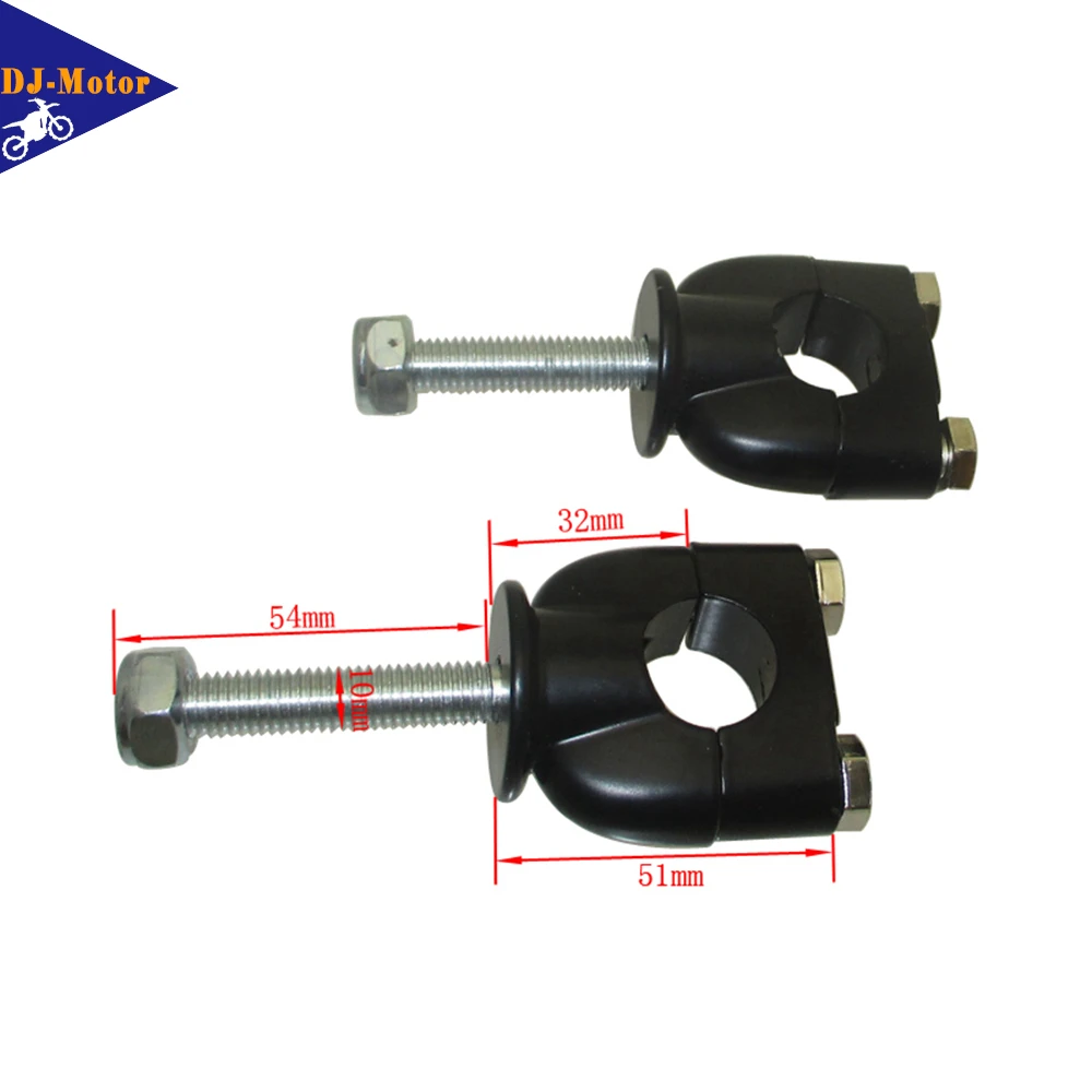 DJ-Motor 22mm 7/8'' Handle Bar Risers Taper Clamp Fit Fixing bolt 10mm For 50cc 90cc 110cc 125cc Pit Dirt Bike