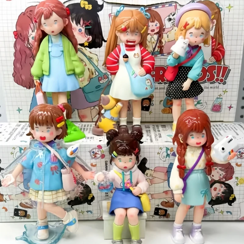 

Новая оригинальная серия Suki My Friends, оригинальная слепая коробка, загадочная коробка, кавайные украшения, фигурки, домашний декор, настольная модель, куклы