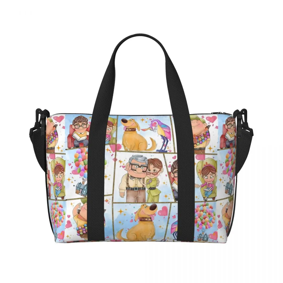 

Custom UP Tote Bag Women Large Capacity Beach Gym Shoulder Travel Bag