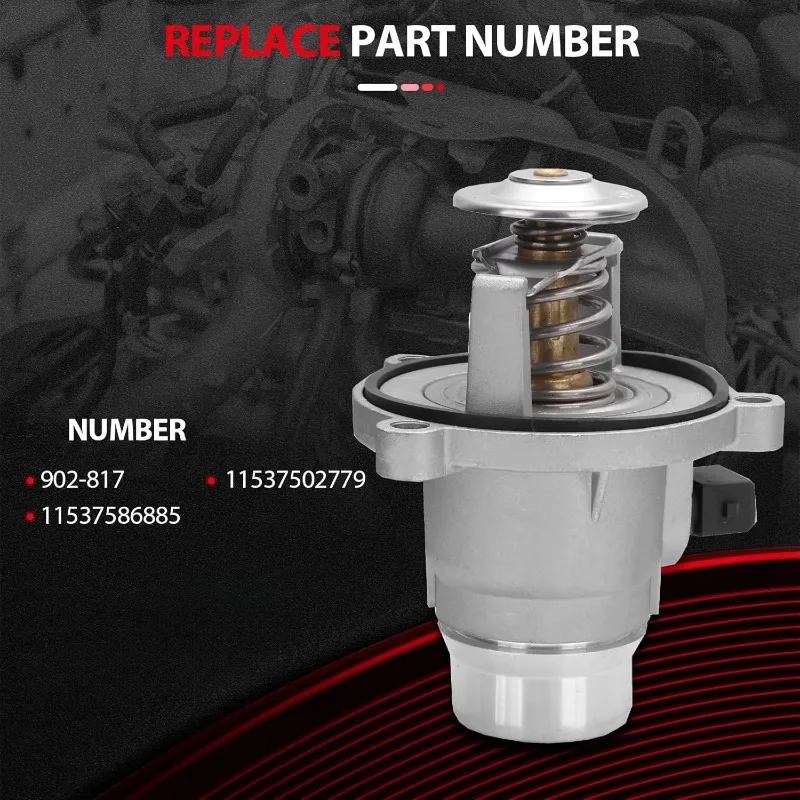 11537586885 Engine Coolant Thermostat Housing Replacement fit  for BMW 550i GT xDrive  for BMW X6  for BMW 650i 750i 750Li
