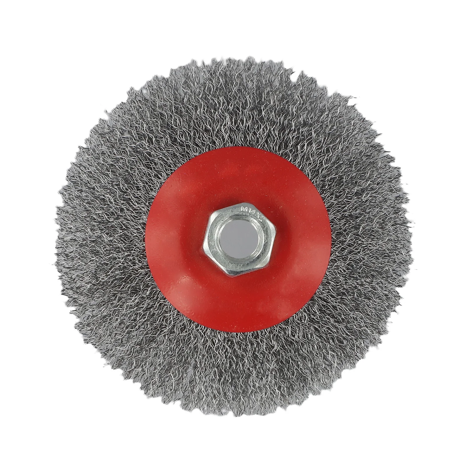 

115 мм M14образная вращающаяся проволочная щетка с резьбой, угловая шлифовальная машина с коническим колесом, металлическая проволочная щетка для удаления ржавчины, полировка, сварочный инструмент