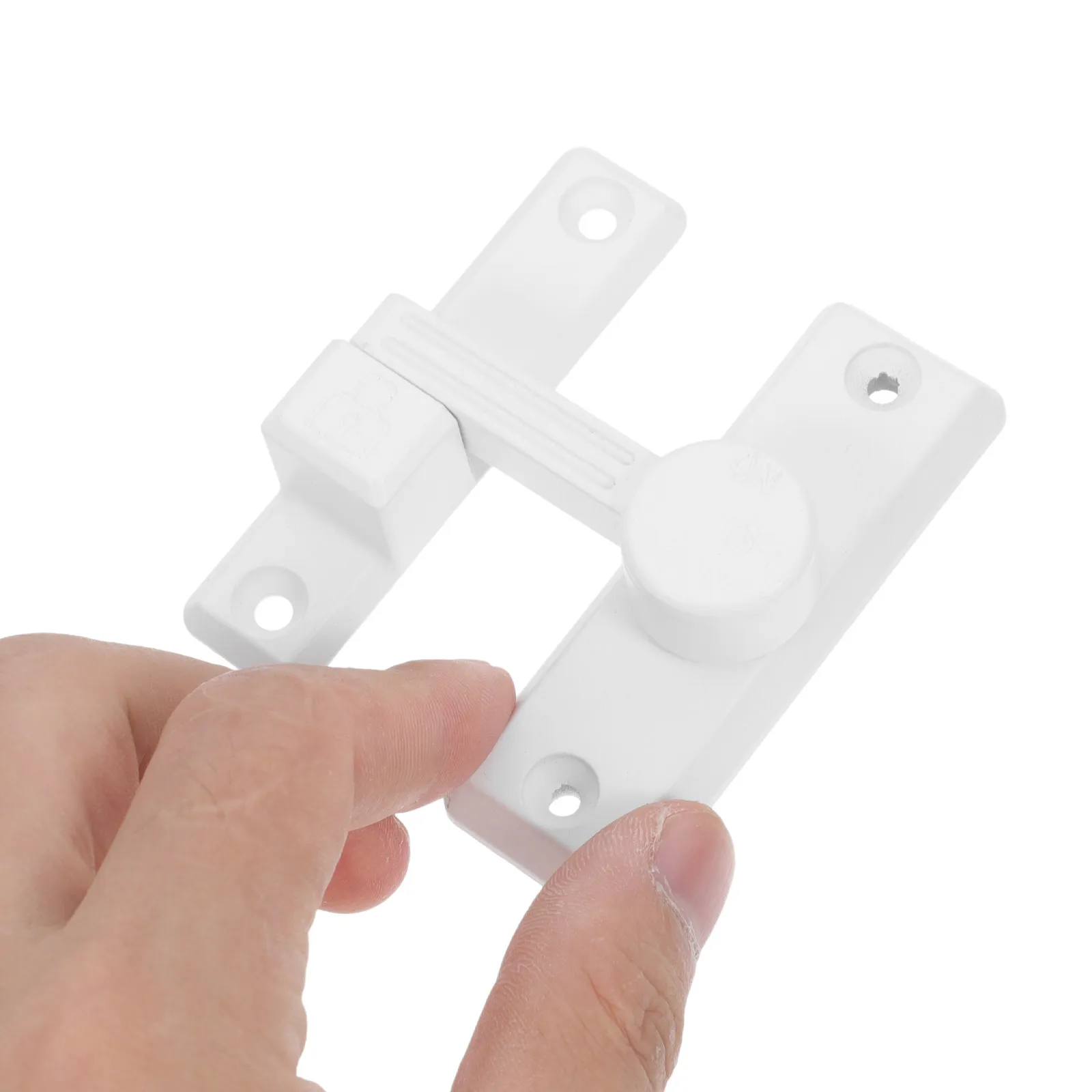 Barn Door Latch Zinc Alloy Heavy Duty Sliding Door Lock Smooth Operation Sleek Design for Interior Bathroom Garage Pocket Doors