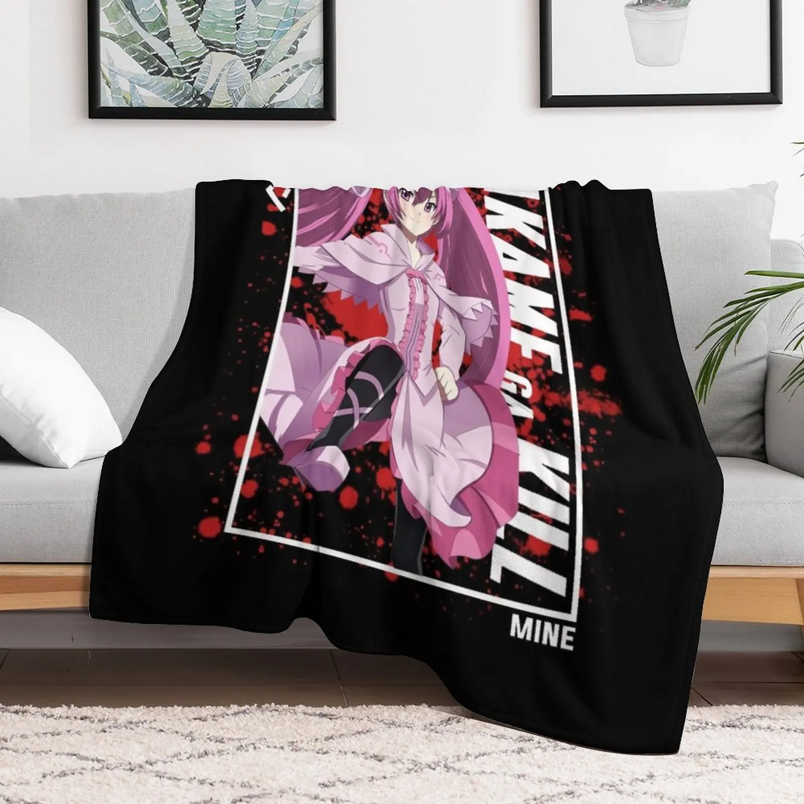 

Akame Ga kill - Mine Throw Blanket Vintage Hairys Extra Large Throw Blankets