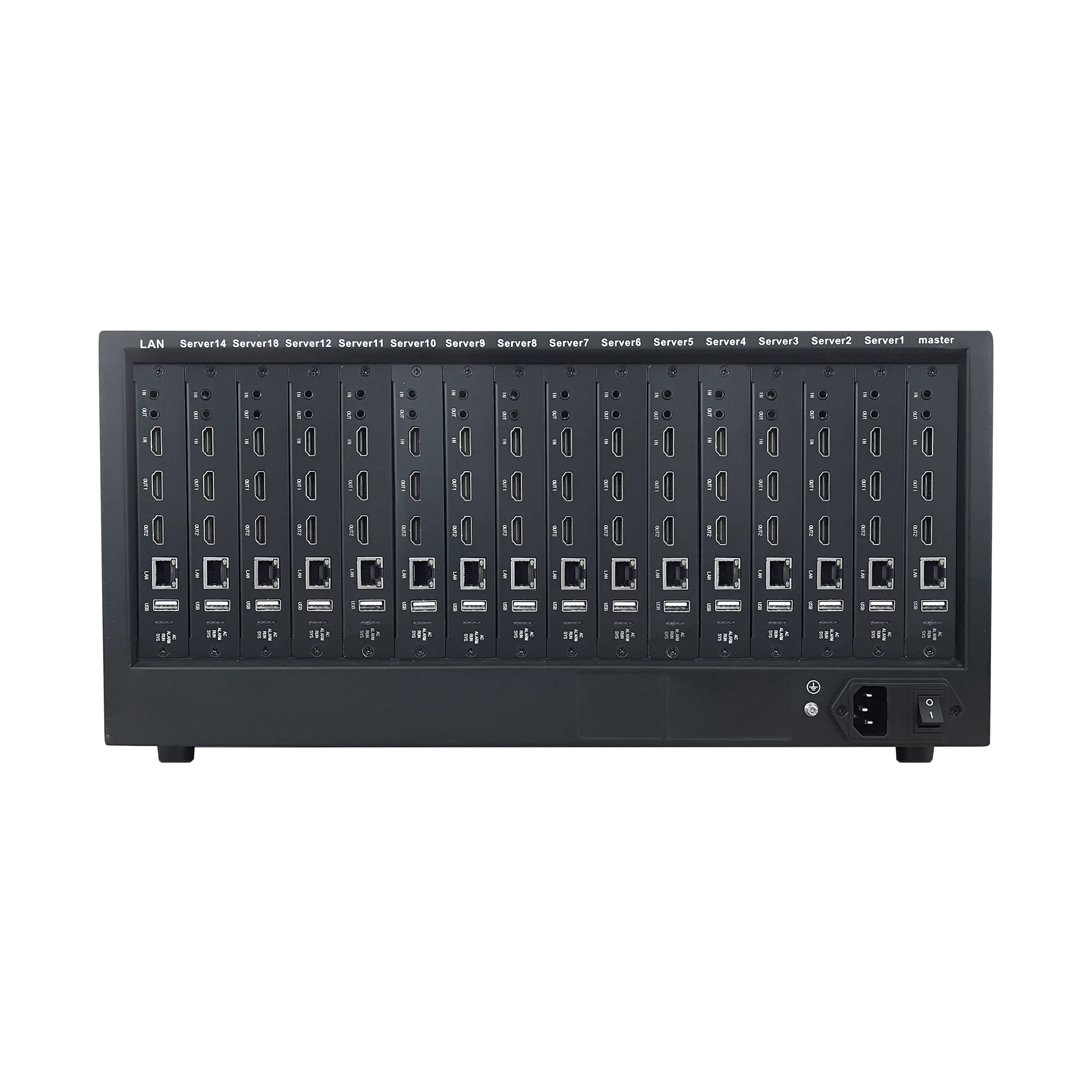 Video Decoder Multi-Port 64 Screen Micagent for for Control Rooms Professional Modular Real-Time Secure 4K60 Network