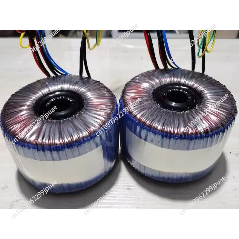 1Pcs audio toroidal transformer, iron core ring fever Class A power amplifier board power supply 500w1000w