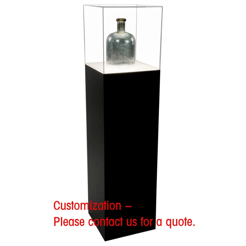 

custom.Quality Customized Popular Simple Design Floor Standing Showcase Display Cabinet with LED Floor Display Stand