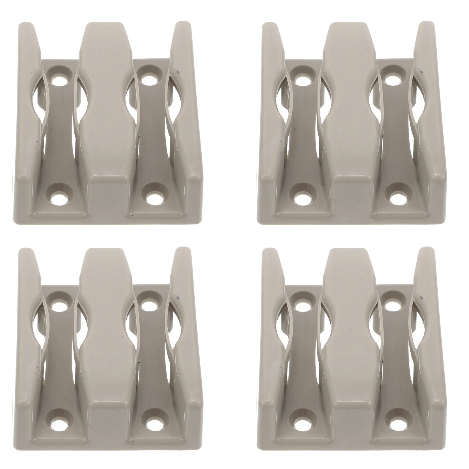 

4Pcs Shower Door Bottom Guide PP Durable Easy Installation Smooth Sliding Noiseless Versatile Shower Door Guide