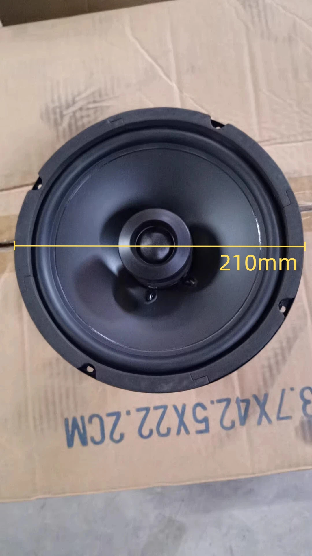 GHXAMP 8 "นิ้ว 210 มม.ลําโพง + 2 นิ้วทวีตเตอร์ผ้าไหม PP กรวยยางรอบทิศทาง 35Core เสียง 8Ohm 100W 1PC