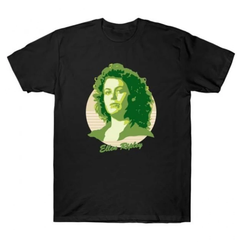 

Ellen Ripley 0412 Retro Sci-Fi Alien Gift T-Shirt Weyland LV-426 Horror movie Xenomorph printed Graphic clothes All size tops