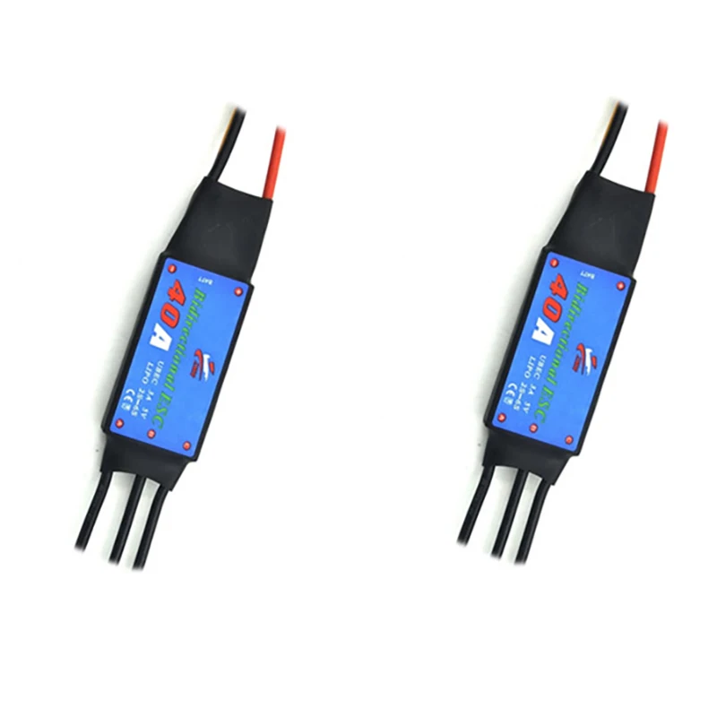 ZMR Two Way Brushless ESC com função de freio, propulsores subaquáticos, UBEC para carros de RC, barcos, barcos, 80A, 60A, 50A, 40A, 30A, 20A