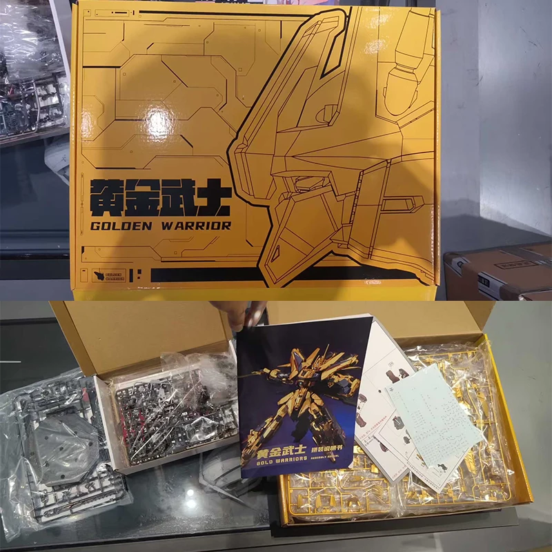 In Stock Shenma Model GOLDEN WARRIOR Assemble Movable Model Toys With Alloy Skeleton FULL ARMOR HYAKUSHIKI-KAI