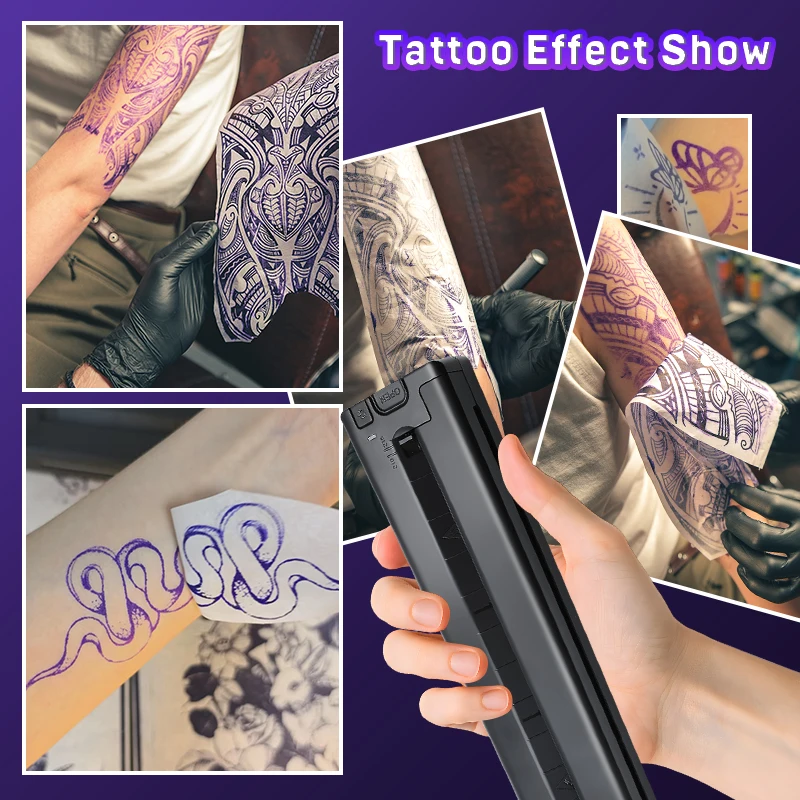 KAYSION SK30 Беспроводной трафаретный принтер для переноса татуировок, термомашина для татуировки с 15 шт. бесплатной бумагой для переноса