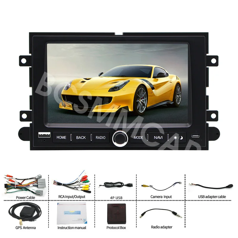 For Ford Mustang 2005-2009  Car Radio Stereo Player FM GPS RDS WIFI 2+32G