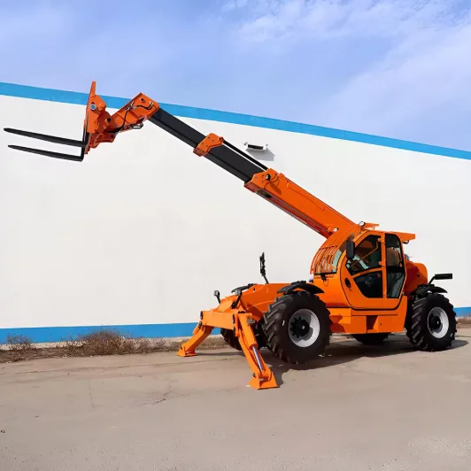 Customized China Manufacturer Mini Telehandler Telescopic Forklift 2.5 Ton Compact Front Shovel Boom Small Telehandler Telescopi