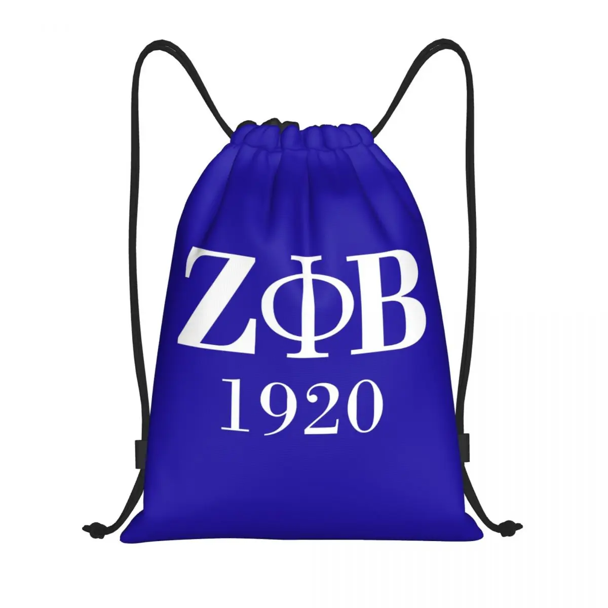 حقائب برباط مخصصة بشعار Zeta Phi Beta Sorority للتدريب على حقائب الظهر لليوجا للنساء والرجال بحروف يونانية 1920 حقيبة رياضية للصالة الرياضية