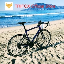 Carbon Bike Frame TRIFOX  Rim/V Brake New Super Light Road Carbon Frame  BSA/BB68 Bike Frame DPD X16QR