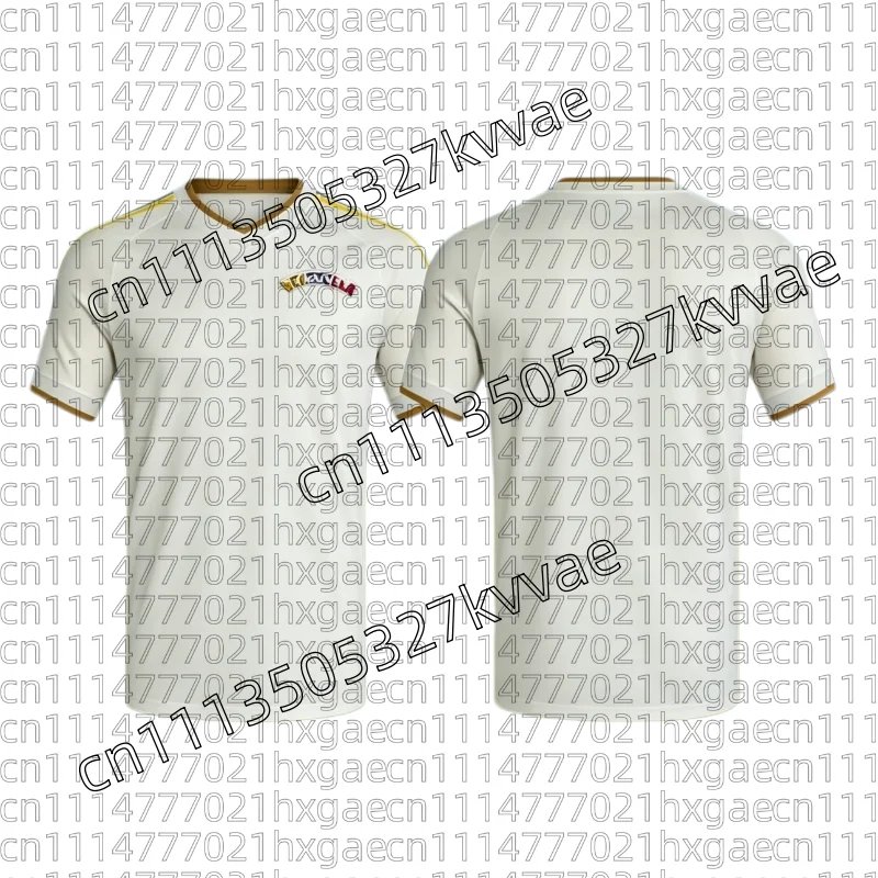

2026 Venezuela Away Jersey 3D Printing Quick Drying Classic Breathable Sports Training for Men Matching Men's Family Kids Tees